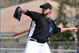 DUNEDIN, FL - FEBRUARY 25 :  Pitcher Brett Cecil of the Toronto Blue Jays starts against the New York Yankees February 25, 2009 at Dunedin Stadium in Dunedin, Florida.  (Photo by Al Messerschmidt/Getty Images)