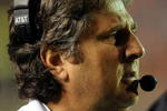 LUBBOCK, TX - NOVEMBER 08:  Head coach Mike Leach of the Texas Tech Red Raiders during play against the Oklahoma State Cowboys at Jones AT&T Stadium on November 8, 2008 in Lubbock, Texas.  (Photo by Ronald Martinez/Getty Images)