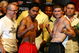 LAS VEGAS - MAY 01:  Manny Pacquiao of the Philippines and Ricky Hatton of England pose after both fighters stepped on the scale during the weigh-in for their junior welterweight title fight at the MGM Grand Garden Arena May 1, 2009 in Las Vegas, Nevada.Photo by Al Bello/Getty Images)