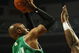 CHICAGO - APRIL 30: Ray Allen #20 of the Boston Celtics puts up a shot on his way to a game-high 51 points against the Chicago Bulls in Game Six of the Eastern Conference Quarterfinals during the 2009 NBA Playoffs at the United Center on April 30, 2009 in Chicago, Illinois. The Bulls defeated the Celtics 128-127 in triple-overtime. NOTE TO USER: User expressly acknowledges and agreees that, by downloading and/or using this Photograph, User is consenting to the terms and conditions of the Getty Images License Agreement. (Photo by Jonathan Daniel/Getty Images)