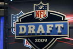 NEW YORK - APRIL 25:  NFL Commissioner Roger Goodell introduces Detroit Lions #1 draft pick Matthew Stafford at Radio City Music Hall for the 2009 NFL Draft on April 25, 2009 in New York City  (Photo by Jeff Zelevansky/Getty Images)