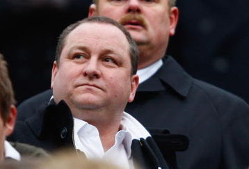 NEWCASTLE, UNITED KINGDOM - FEBRUARY 01:  Newcastle Unite owner Mike Ashley looks on during the Barclays Premier League match between Newcastle United and Sunderland at St James Park on February 1,  2009 in Newcastle Upon Tyne, England.  (Photo by Mark Thompson/Getty Images)