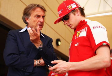 SAKHIR, BAHRAIN - APRIL 26:  Luca Cordero di Montezemolo, Chairman of Ferrari is seen talking with Kimi Raikkonen of Finland and Ferrari  in the paddock before the Bahrain Formula One Grand Prix at the Bahrain International Circuit on April 26, 2009 in Sakhir, Bahrain.  (Photo by Clive Mason/Getty Images)
