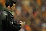 HULL, UNITED KINGDOM - DECEMBER 20:  Phil Brown, manager of Hull City, makes notes during the Barclays Premier League match between Hull City and Sunderland at the KC Stadium on December 20, 2008 in Hull, England.  (Photo by Matthew Lewis/Getty Images)