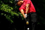 CHARLOTTE, NC - MAY 03:  Tiger Woods of the USA tee's off at the 5th during the final round of the Quail Hollow Championship at Quail Hollow Golf Club on May 3, 2009 in Charlotte, North Carolina.  (Photo by Richard Heathcote/Getty Images)