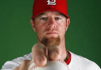 JUPITER, FL - FEBRUARY 20:  Pitcher Ryan Franklin #31 of the St. Louis Cardinals poses during photo day at Roger Dean Stadium on February 20, 2009 in Jupiter, Florida.  (Photo by Doug Benc/Getty Images)
