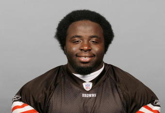 CLEVELAND - 2007:  Babatunde Oshinowo of the Cleveland Browns poses for his 2007 NFL headshot at photo day in Cleveland, Ohio.  (Photo by Getty Images)