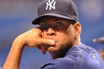 ST. PETERSBURG, FL - APRIL 14:  Alex Rodriguez of the New York Yankees watches batting practice before a game against the Tampa Bay Rays April 14, 2009 in St. Petersburg, Florida.  (Photo by Al Messerschmidt/Getty Images)