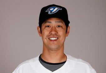 DUNEDIN, FL - FEBRUARY 23:  Ken Takahashi #86 of the Toronto Blue Jays poses during photo day at the Bobby Mattick Training Center at Englebert Complex on February 23, 2009 in Dunedin, Florida.  (Photo by J. Meric/Getty Images)