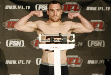 LAS VEGAS, NV - FEBRUARY 28:  Pat Healy from the Lion's Den during the IFL weigh-in at the Orleans Hotel February 28, 2008 in Las Vegas, Nevada. (Photo by Tom Hauck/Getty Images for IFL)