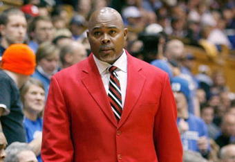 DURHAM, NC - JANUARY 20:  Head coach Sidney Lowe of the North Carolina State Wolfpack walks on the sidelines against the Duke Blue Devils during the game on January 20, 2009 at Cameron Indoor Stadium in Durham, North Carolina.  (Photo by Kevin C. Cox/Getty Images)
