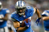 DETROIT - NOVEMBER 04:  Receiver Mike Furrey #87 of the Detroit Lions takes in a reception for a touchdown against the Denver Broncos during the first half at Ford Field November 4, 2007 in Detroit, Michigan.  Detroit defeated Denver 44-7.  (Photo by Kevin C. Cox/Getty Images)