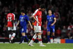 LONDON, ENGLAND - MAY 05:  Cesc Fabregas of Arsenal looks towards the ground during the UEFA Champions League Semi Final Second Leg match between Arsenal and Manchester United at Emirates Stadium on May 5, 2009 in London, England.  (Photo by Shaun Botterill/Getty Images)