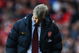 LONDON - FEBRUARY 21: Manager of Arsenal Arsene Wenger looks dejected during the Barclays Premier League match between Arsenal and Sunderland at Emirates Stadium on February 21, 2009 in London, England. (Photo by Phil Cole/Getty Images)