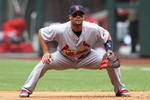 PHOENIX - APRIL 15:  Infielder lbert Pujols #5 of the St. Louis Cardinals in action during the game against the Arizona Diamondbacks at Chase Field on April 15, 2009 in Phoenix, Arizona. The Cardinals defeated the Diamondbacks 12-7.  (Photo by Christian Petersen/Getty Images)