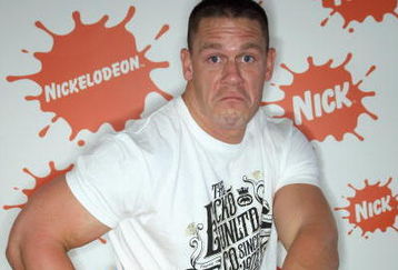 MELBOURNE, AUSTRALIA - OCTOBER 11:  WWE wrestler John Cena poses with the award for Fave Sports Star backstage at the Nickelodeon Australian Kids' Choice Awards 2008 at the Hisense Arena on October 11, 2008 in Melbourne, Australia. This year's event, now in its sixth year, was held in Melbourne for the first time in its history.  (Photo by Kristian Dowling/Getty Images)