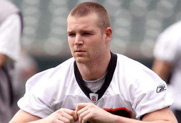 CINCINNATI, OH - MAY 1:  Third round draft pick Chase Coffman #80 of the Cincinnati Bengals stretches during rookie minicamp at Paul Brown Stadium on May 1, 2009 in Cincinnati, Ohio.  (Photo by Mark Lyons/Getty Images)