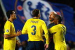 LONDON, ENGLAND - MAY 06:  Barcelona players argues with referee Tom Henning Ovrebo during the UEFA Champions League Semi Final Second Leg match between Chelsea and Barcelona at Stamford Bridge on May 6, 2009 in London, England.  (Photo by Clive Rose/Getty Images)