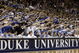DURHAM, NC - FEBRUARY 20: Duke Blue Devils fans cheer during the game against the Wake Forest Demon Deacons at Cameron Indoor Stadium on February 20, 2005 in Durham, North Carolina. The Blue Devils won 102-92.(Photo by Craig Jones/Getty Images)