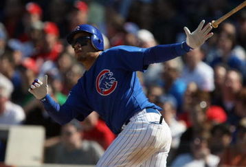 CHICAGO - APRIL 17:  Aramis Ramirez #16 of the Chicago Cubs bats against the St. Louis Cardinals on April 17, 2009 at Wrigley Field in Chicago, Illinois. (Photo by Jonathan Daniel/Getty Images) 
