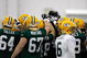 GREEN BAY, WI - MAY 1:  Green Bay Packers players huddle as a team as they participate in practice drills during Green Bay Packers Minicamp at Don Hutson Center on May 1, 2009 in Green Bay, Wisconsin. (Photo by Scott Boehm/Getty Images)