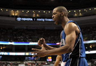 PHILADELPHIA - APRIL 30: Rafer Alston #1 of the Orlando Magic celebrates a call against the Philadelphia 76ers during Game Six of the Eastern Conference Quarterfinals at Wachovia Center on April 30, 2009 in Philadelphia, Pennsylvania. NOTE TO USER: User expressly acknowledges and agrees that, by downloading and or using this photograph, User is consenting to the terms and conditions of the Getty Images License Agreement.  (Photo by Nick Laham/Getty Images)