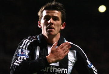 NEWCASTLE, UNITED KINGDOM - OCTOBER 28:  Joey Barton of Newcastle United celebrates scoring the opening goal during the Barclays Premier League match between Newcastle United and West Bromwich Albion at St James' Park on October 28, 2008 in Newcastle, England.  (Photo by Richard Heathcote/Getty Images)