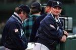 OAKLAND, CA - JULY 27:   Newly enshrined member of the Baseball Hall of Fame and Seattle Mariners Hitting Coach Paul Molitor looks on against the Oakland Athletics during a MLB game at the Network Associates Coliseum on July 27, 2004 in Oakland, California. (Photo by Jed Jacobsohn/Getty Images)