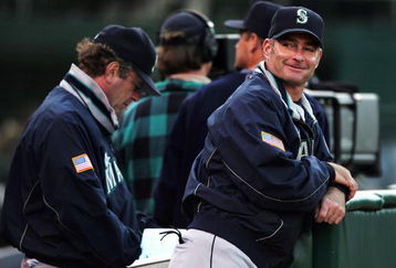 OAKLAND, CA - JULY 27:   Newly enshrined member of the Baseball Hall of Fame and Seattle Mariners Hitting Coach Paul Molitor looks on against the Oakland Athletics during a MLB game at the Network Associates Coliseum on July 27, 2004 in Oakland, California. (Photo by Jed Jacobsohn/Getty Images)