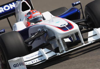 SHANGHAI, CHINA - APRIL 18:  Robert Kubica of Poland and BMW Sauber drives during qualifying for the Chinese Formula One Grand Prix at the Shanghai International Circuit on April 18, 2009 in Shanghai, China.  (Photo by Mark Thompson/Getty Images)