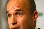 PITTSBURGH - OCTOBER 05:  Jim Balsillie Chairman and Co-CEO of Research In Motion and new owner of the Pittsburgh Penguins speaks in a press conference announcing the  purchase of the team after the first period at Mellon Arena on October 5, 2006 in Pittsburgh, Pennsylvania.  (Photo by Harry How/Getty Images)
