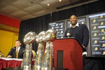 ASHBURN, VA - FEBRUARY 27:  Albert Haynesworth attends a press conference after signing a 7-year contract worth approximately $100 million with the Washington Redskins on February 27, 2009 at Redskins Park in Ashburn, Virginia.  (Photo by Mitchell Layton/Getty Images)