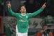 BREMEN, GERMANY - MARCH 13: Diego of Werder Bremen celebrates his goal during the UEFA Cup Round of 16 second leg match between Werder Bremen and Rangers at t he Weserstadion on March 13, 2008 in Bremen, Germany. (Photo by Laurence Griffiths/Getty Images)