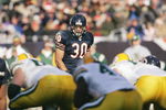 CHICAGO - DECEMBER 4:  Safety Mike Brown #30 of the Chicago Bears lines up against the Green Bay Packers at Soldier Field on December 4, 2005 in Chicago, Illinois. The Bears defeated the Packers 19-7.  (Photo by Jonathan Daniel/Getty Images)
