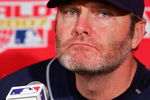 NEW YORK - OCTOBER 07:   Manager Eric Wedge #22 of the Cleveland Indians talks to the media after losing to the New York Yankees by a score of 8-4 in Game Three of the American League Division Series at Yankee Stadium on October 7, 2007 in the Bronx borough of New York City.  (Photo by Jim McIsaac/Getty Images)