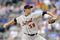 KANSAS CITY, MO - APRIL 26:  Starting pitcher Armando Galarraga #58 of the Detroit Tigers throws a pitch against the Kansas City Royals on April 26, 2009 at Kauffman Stadium in Kansas City, Missouri. (Photo by G. Newman Lowrance/Getty Images)