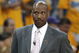 NEW ORLEANS - APRIL 25:  Head coach Byron Scott of the New Orleans Hornets looks on during Game Three of the Western Conference Quarterfinals against the Denver Nuggets during the 2009 NBA Playoffs at New Orleans Arena on April 25, 2009 in New Orleans, Louisiana. The Hornets won 95-93.  NOTE TO USER: User expressly acknowledges and agrees that, by downloading and or using this photograph, User is consenting to the terms and conditions of the Getty Images License Agreement.  (Photo by Bob Levey/Getty Images)