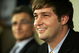 LAKE FOREST, IL - APRIL 3: The Chicago Bears quarterback Jay Cutler is all smiles after being welcomed as their new quarterback during a press conference on April 3, 2009 at Halas Hall in Lake Forest, Illinois. (Photo by Jim Prisching/Getty Images)
