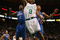 BOSTON - MAY 06:  Rajon Rondo #9 of the Boston Celtics goes up for a shot against Dwight Howard #12 and Rafer Alston #1 of the Orlando Magic  in Game Two of the Eastern Conference Semifinals during the 2009 NBA Playoffs at TD Banknorth Garden on May 6, 2009 in Boston, Massachusetts.  NOTE TO USER: User expressly acknowledges and agrees that, by downloading and or using this photograph, User is consenting to the terms and conditions of the Getty Images License Agreement.  (Photo by Elsa/Getty Images)