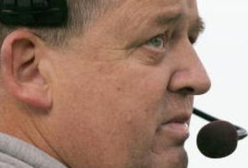 AIR FORCE ACADEMY, CO - NOVEMBER 11:  Head coach Charlie Weis of the Notre Dame Fighting Irish looks on during the game against the Air Force Falcons on November 11, 2006 at Falcon Stadium on the Air Force Academy near Colorado Springs, Colorado.  (Photo by Brian Bahr/Getty Images)