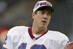 1 Dec 1996:  Quarterback Jim Kelly of the Buffalo Bills during the Bills 13-10 loss to the Indianapolis Colts at the RCA Dome in Indianapolis, Indiana. Mandatory Credit: Brian Bahr  /Allsport