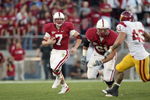 STANFORD - NOVEMBER 15:  Toby Gerhart #7 of Stanford Cardinals carries the ball during the game against the USC Trojans at Stanford Stadium on November 15, 2008 in Stanford, California. (Photo by: Jed Jacobsohn/Getty Images)