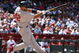 PHOENIX - APRIL 15:  Albert Pujols of the St. Louis Cardinals hits an RBI fielder's choice against the Arizona Diamondbacks during the fourth inning of the game at Chase Field April 15, 2009 in Phoenix, Arizona. All Major League Baseball players are wearing #42 in honor of Jackie Robinson day. (Photo by Christian Petersen/Getty Images)