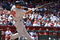 PHOENIX - APRIL 15:  Albert Pujols of the St. Louis Cardinals hits an RBI fielder's choice against the Arizona Diamondbacks during the fourth inning of the game at Chase Field April 15, 2009 in Phoenix, Arizona. All Major League Baseball players are wearing #42 in honor of Jackie Robinson day. (Photo by Christian Petersen/Getty Images)