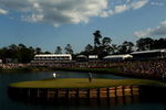 PONTE VEDRA BEACH, FL - MAY 08:  A player finishes putting on the 17th green during the second round of THE PLAYERS Championship on THE PLAYERS Stadium Course at TPC Sawgrass on May 8, 2009 in Ponte Vedra Beach, Florida.  (Photo by Scott Halleran/Getty Images)