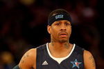 PHOENIX - FEBRUARY 15:  Allen Iverson #1 of the Eastern Conference looks across the court during the 58th NBA All-Star Game, part of 2009 NBA All-Star Weekend at US Airways Center on February 15, 2009 in Phoenix, Arizona.  NOTE TO USER: User expressly acknowledges and agrees that, by downloading and or using this photograph, User is consenting to the terms and conditions of the Getty Images License Agreement.  (Photo by Ronald Martinez/Getty Images)