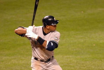 BALTIMORE, MD - MAY 8:  Alex Rodriguez #13 of the New York Yankees prepares to bat against the Baltimore Orioles on May 8, 2009 at Camden Yards in Baltimore, Maryland.  (Photo by Mitchell Layton/Getty Images)