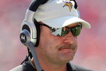 KANSAS CITY, MO - SEPTEMBER 23:  Head coach Brad Childress of the Minnesota Vikings watches the action from the sidelines during the game against the Kansas City Chiefs on September 23, 2007 at Arrowhead Stadium in Kansas City, Missouri.  (Photo by Jamie Squire/Getty Images)