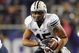 FORT WORTH, TX - OCTOBER 16:  Running back Harvey Unga #45 of the BYU Cougars runs against the TCU Horned Frogs at Amon G. Carter Stadium on October 16, 2008 in Fort Worth, Texas.  (Photo by Ronald Martinez/Getty Images)