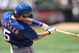 OAKLAND, CA - MAY 07:  Ian Kinsler #5 of the Texas Rangers bats against the Oakland Athletics during a Major League Baseball game on May 7, 2009 at the Oakland Coliseum in Oakland, California.  (Photo by Jed Jacobsohn/Getty Images)